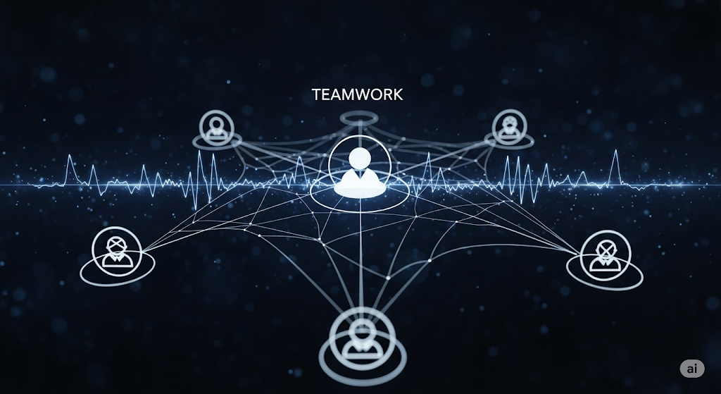 Teamwork network visualization